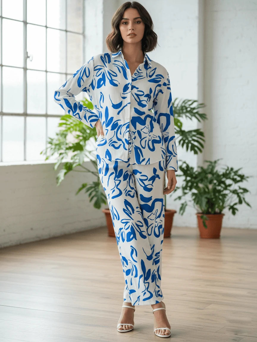 ✨ ZiNova – Ensemble Élégance Artistique en Lin ✨