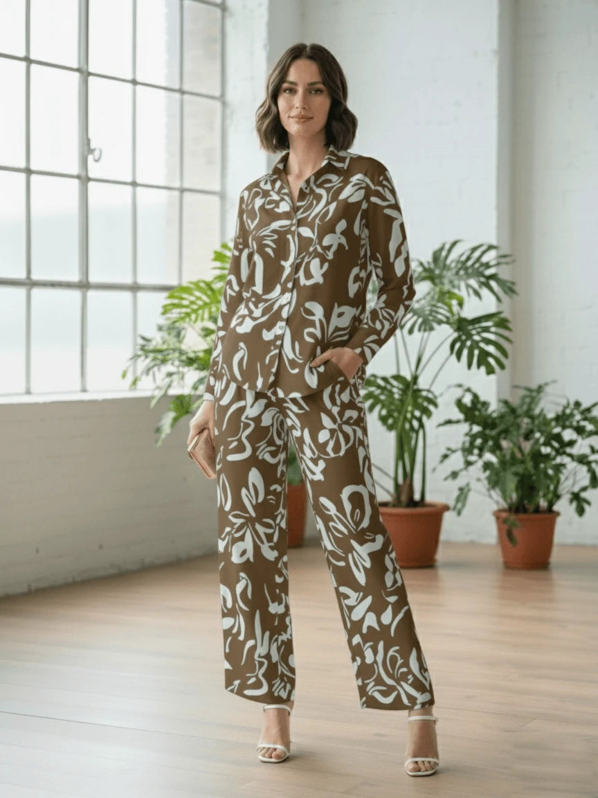 ✨ ZiNova – Ensemble Élégance Artistique en Lin ✨