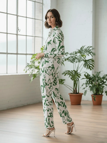 ✨ ZiNova – Ensemble Élégance Artistique en Lin ✨